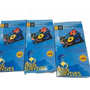 #3325 Case Logic CD/DVD pages lot of 3
